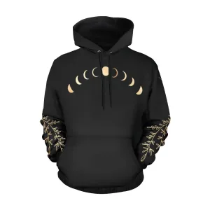 Moon Goddess Hoodie PLUS, Witchy Clothing, Witches Sweatshirt, Witch Hoodie, Hipster Witch Clothing
