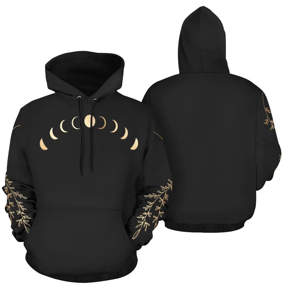 Moon Goddess Hoodie PLUS, Witchy Clothing, Witches Sweatshirt, Witch Hoodie, Hipster Witch Clothing