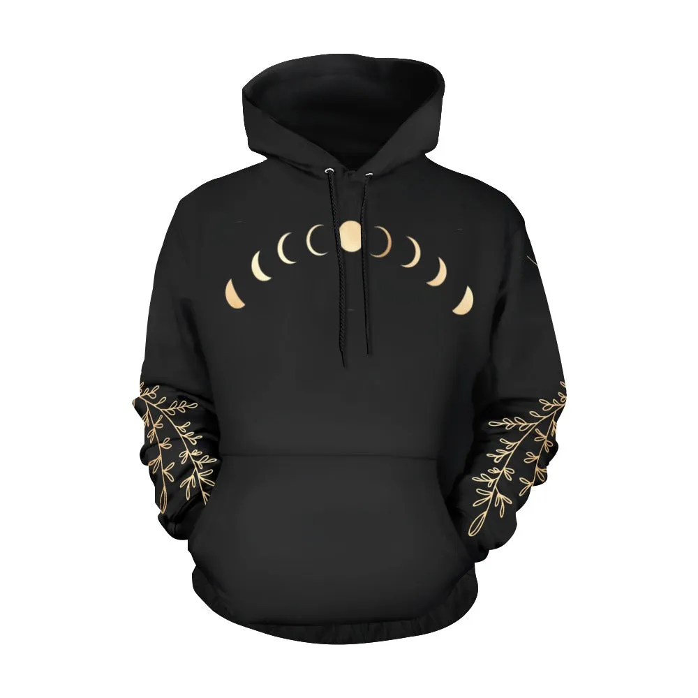 Moon Goddess Hoodie PLUS, Witchy Clothing, Witches Sweatshirt, Witch Hoodie, Hipster Witch Clothing
