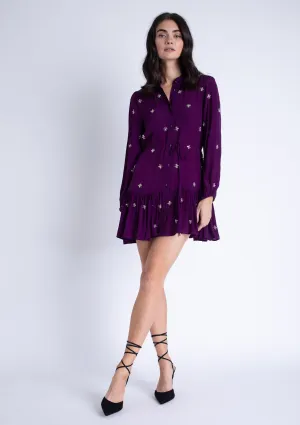 Moraima Beaded Mini Dress Minimalist Layering
