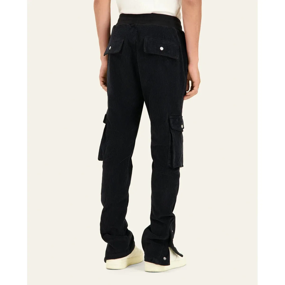 Mouty Black Corduroy Cargo