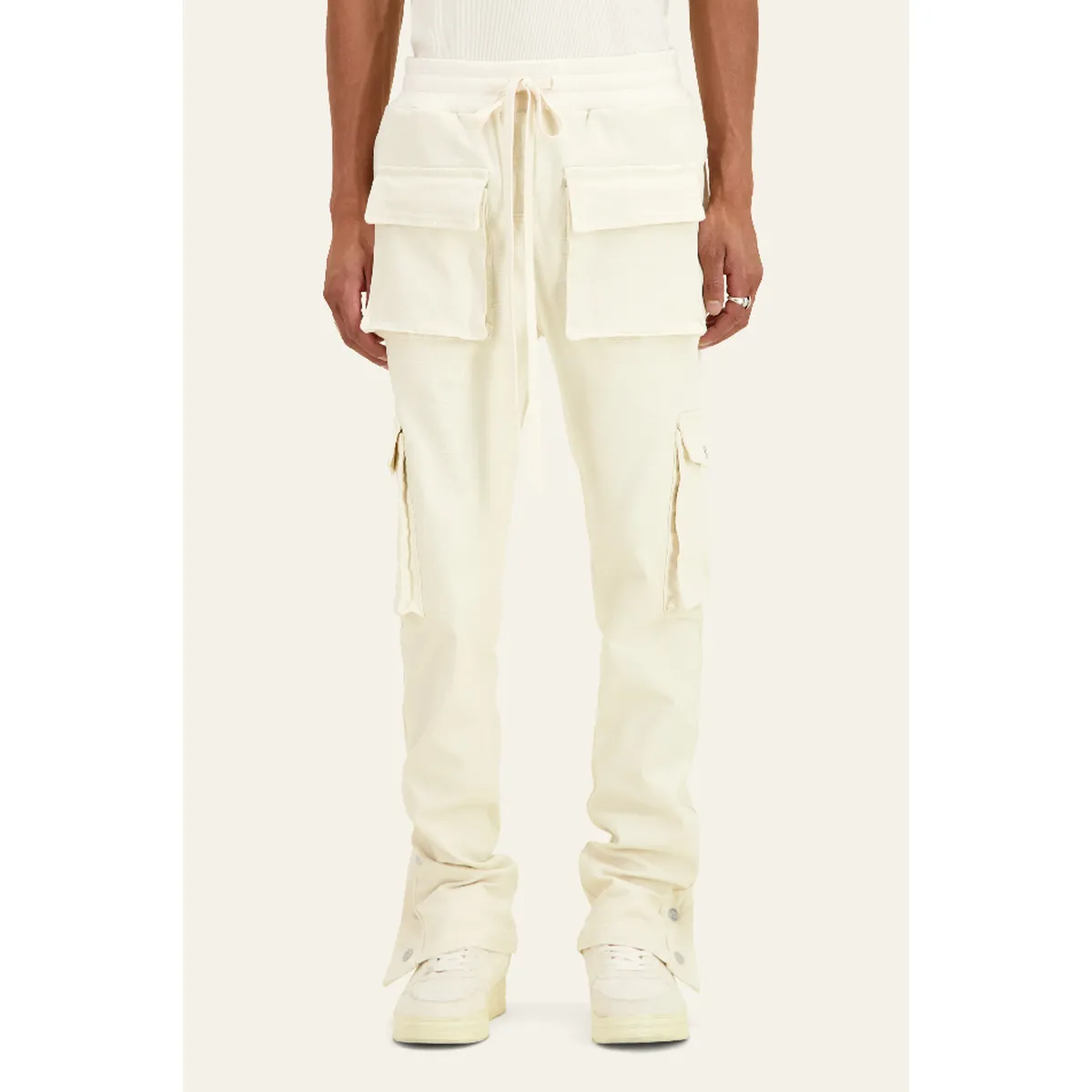 Mouty Ecru Cargo Pants