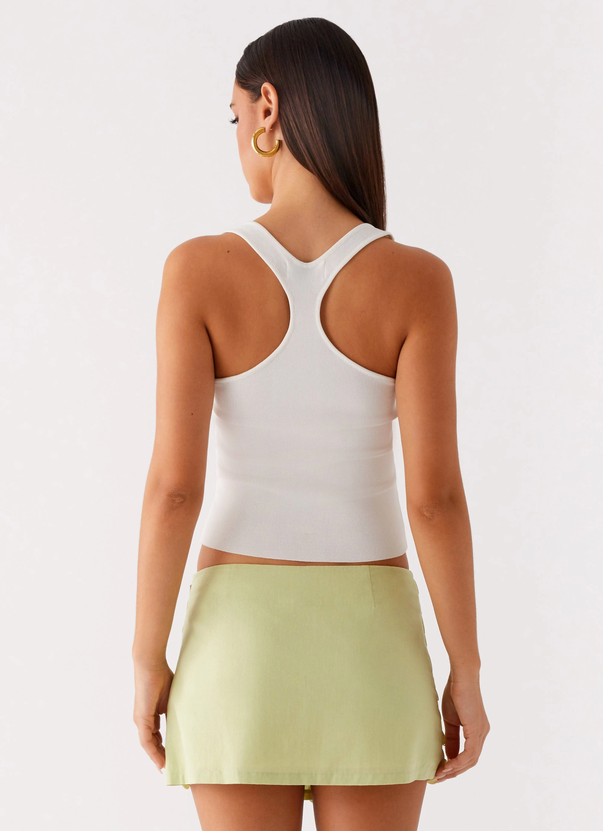 Movie Star Mini Skirt - Lime Green NonRestrictiveCut