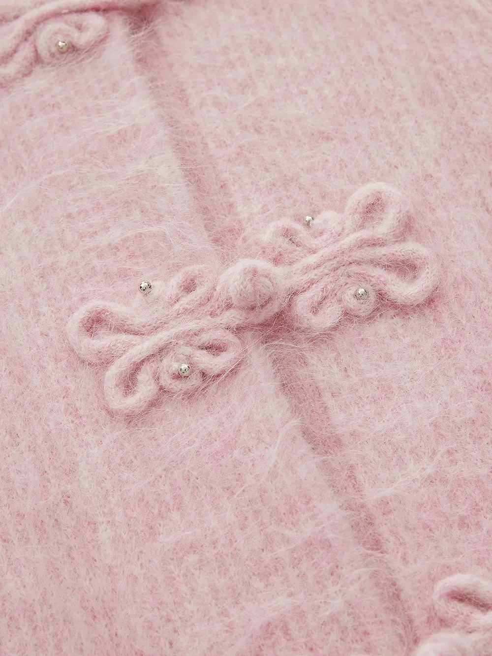 MUKZIN Linglong "Gentle Trap" knitted Buckle Tang Suit Jacket