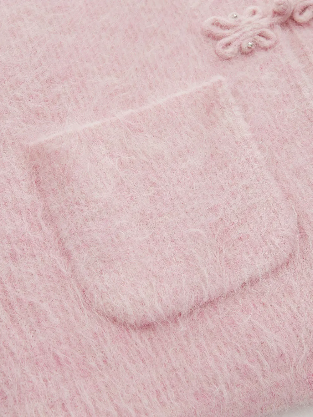 MUKZIN Linglong "Gentle Trap" knitted Buckle Tang Suit Jacket