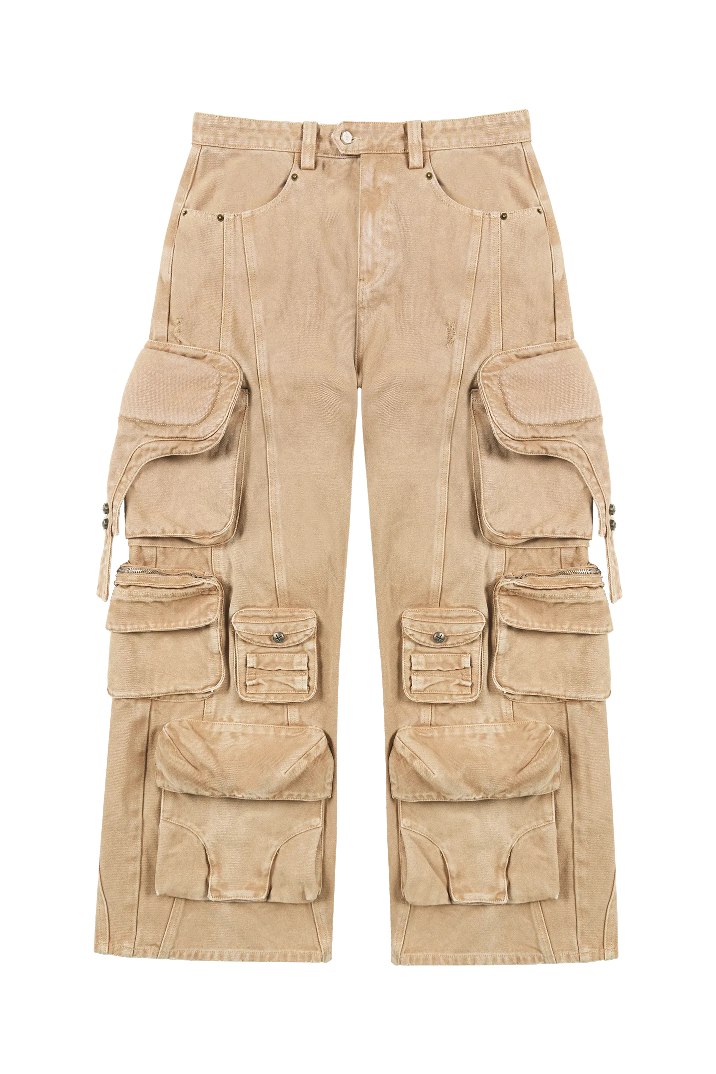 Multi Pocket Safari Cargo Pants