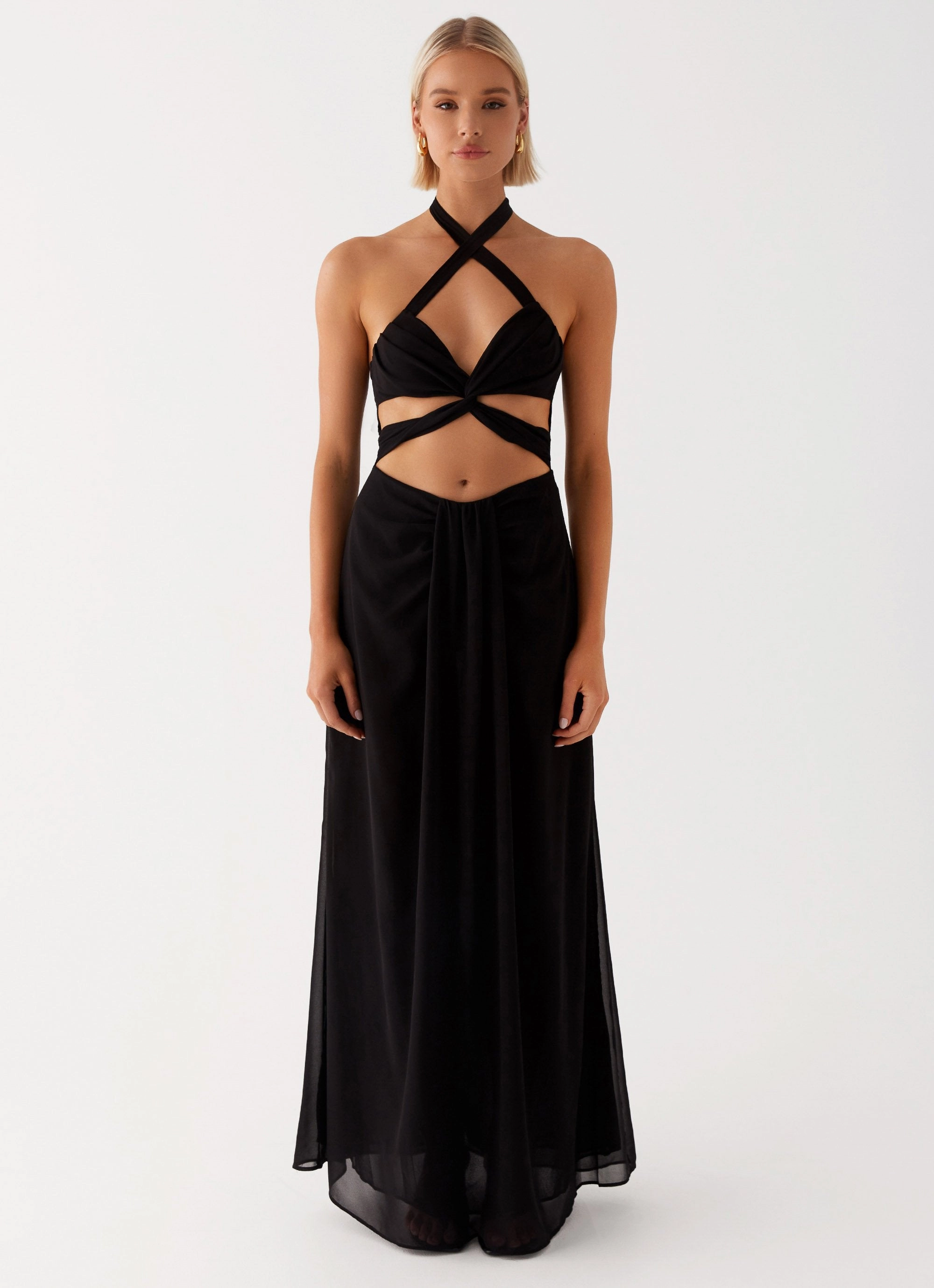 Lady Marmalade Maxi Dress - Black Statement Look