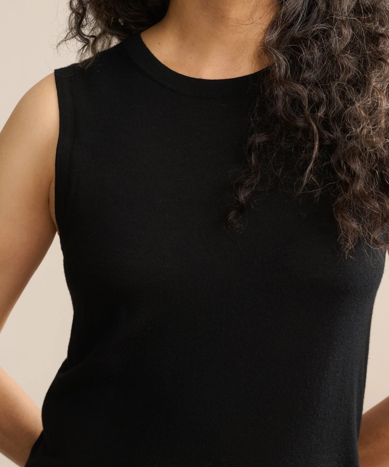 BreathableMeshPanels Merino Tank