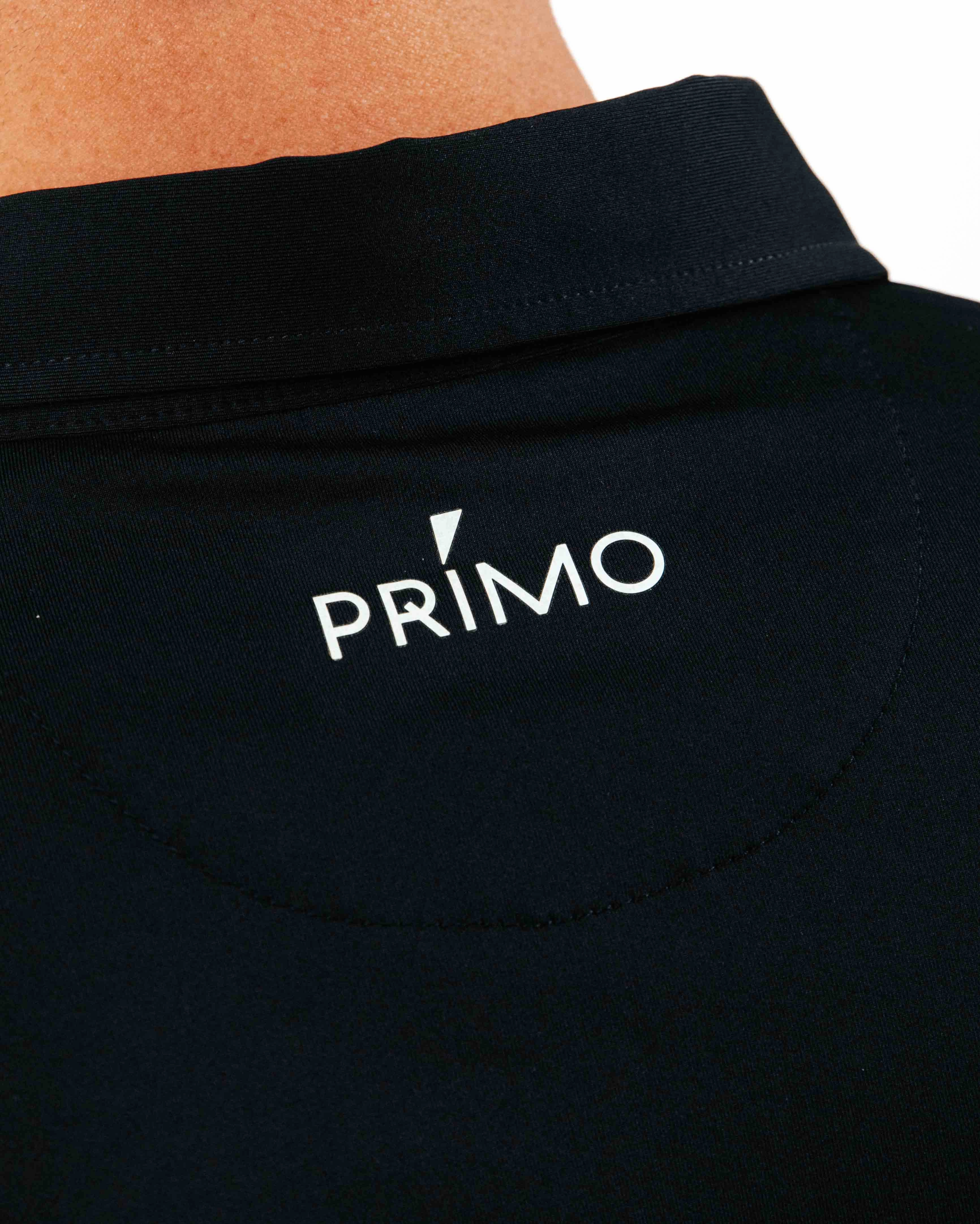 Black HyFlyers Classic Polo Garment Washed BreathableMoistureBarrier