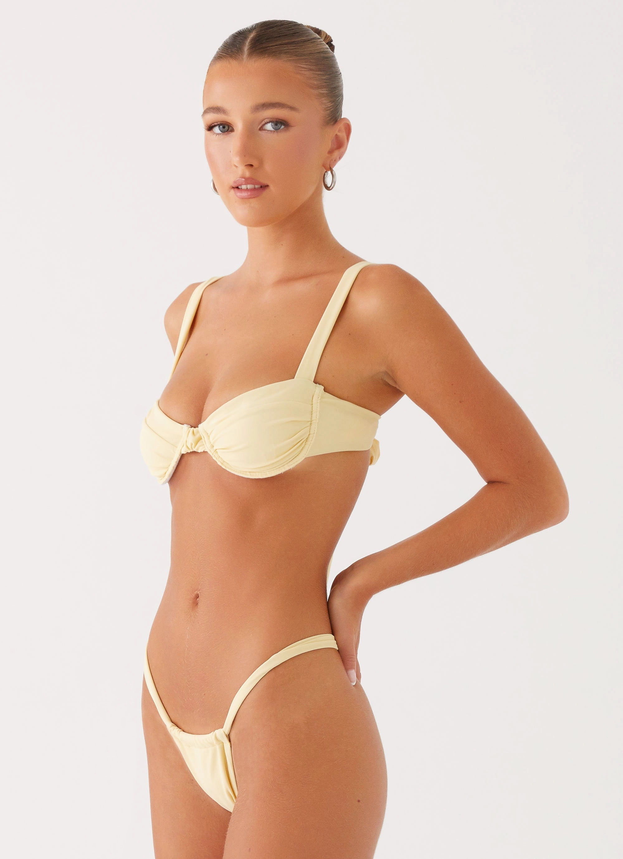 Gala Underwire Bikini Top - Yellow rechargeable promotion venue