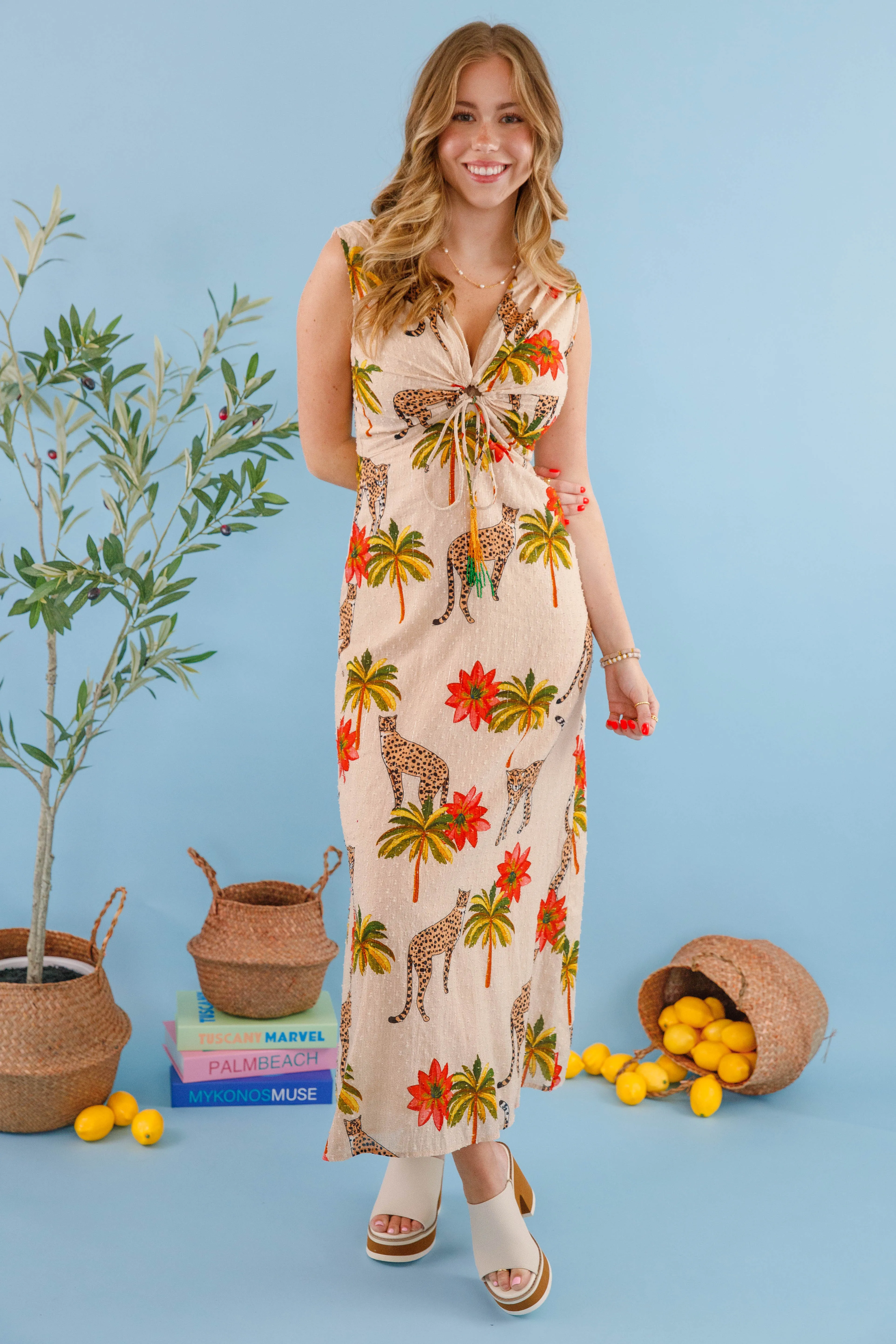 Classy Look My Summer Safari Midi Dress