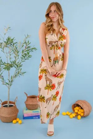 My Summer Safari Midi Dress Feminine Details Light Appeal