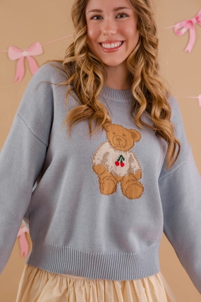 My Reassurance Sweater-Baby Blue Hygroscopic Inner Layer