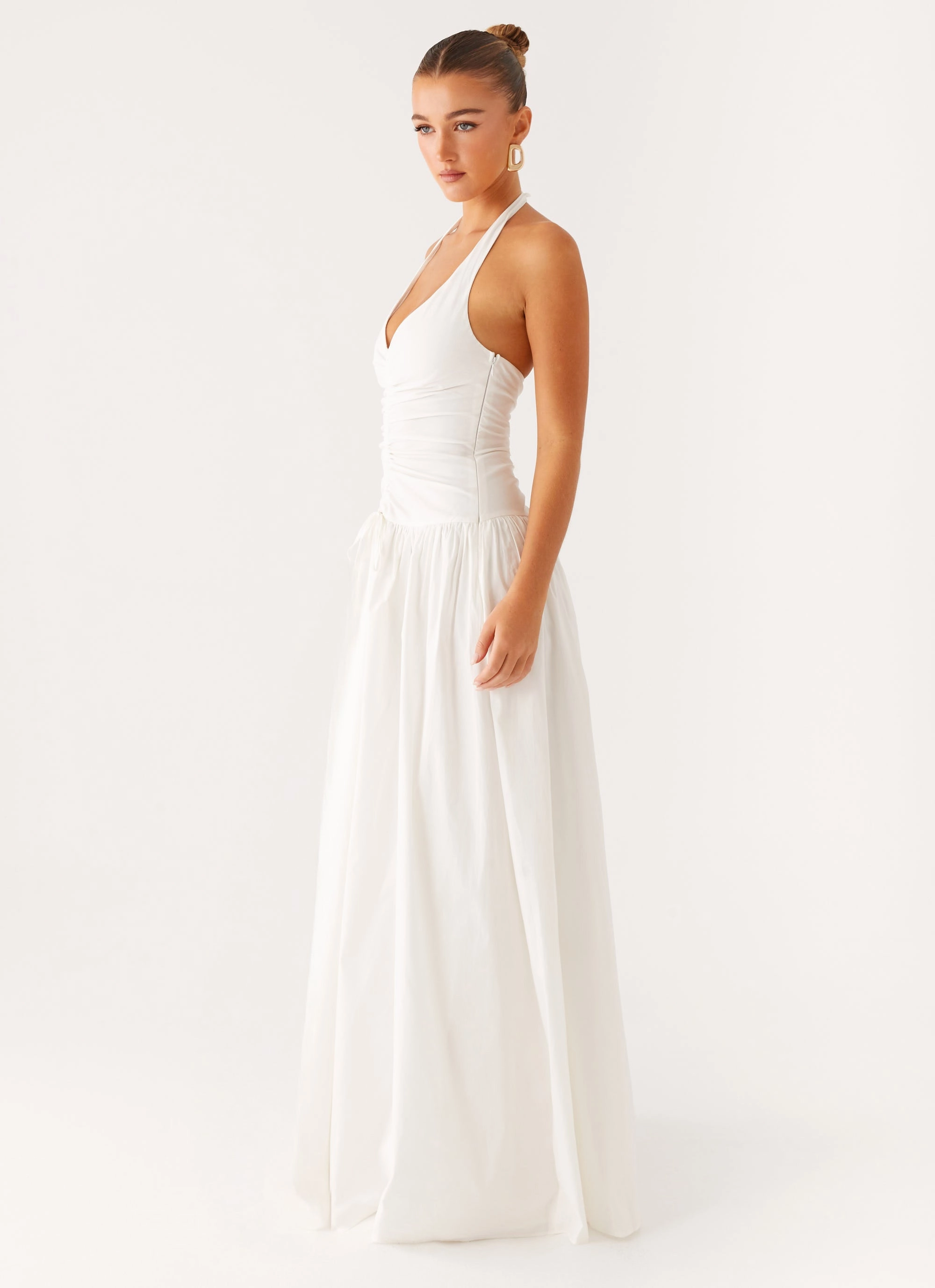 Narnie Maxi Dress - Ivory Body Flow