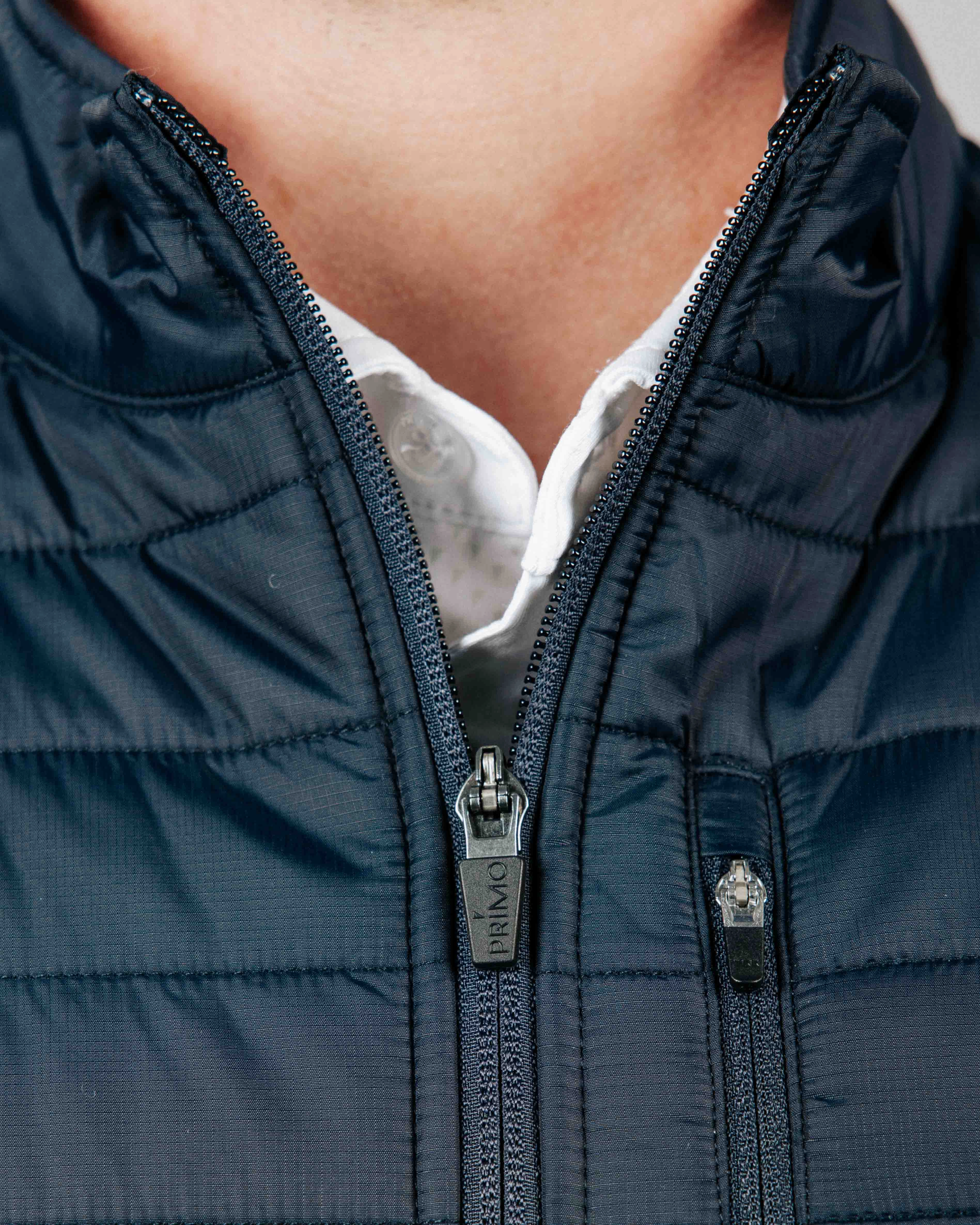 Lightweight Packability Navy Hybrid Jacket