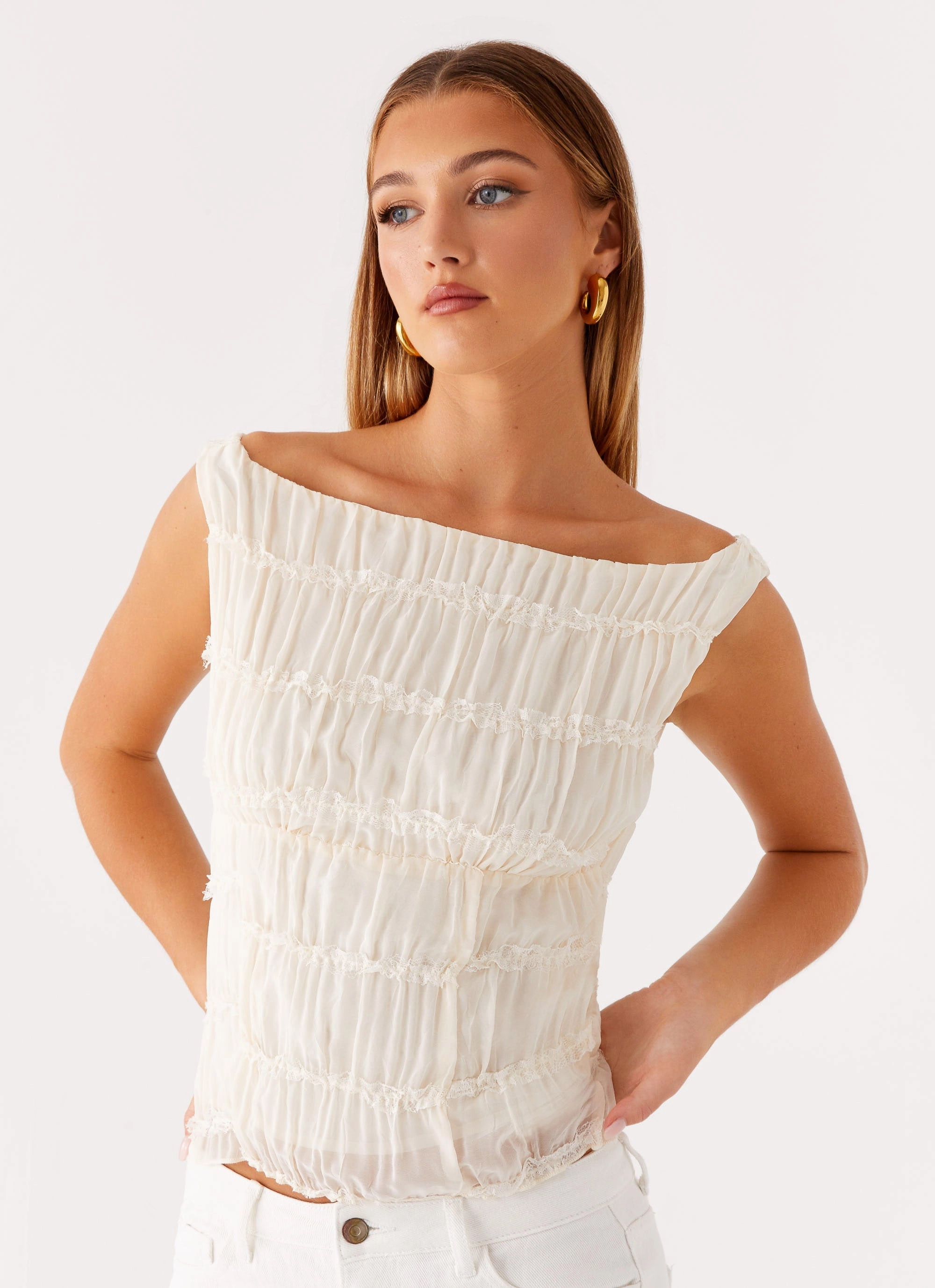 Nebula Top - Ivory ThermalLining