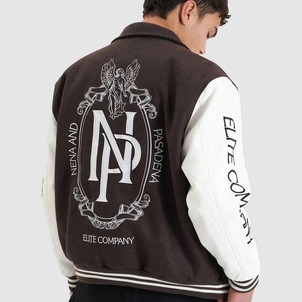 NENA AND PASADENA Facade Varsity Jacket - After Dark