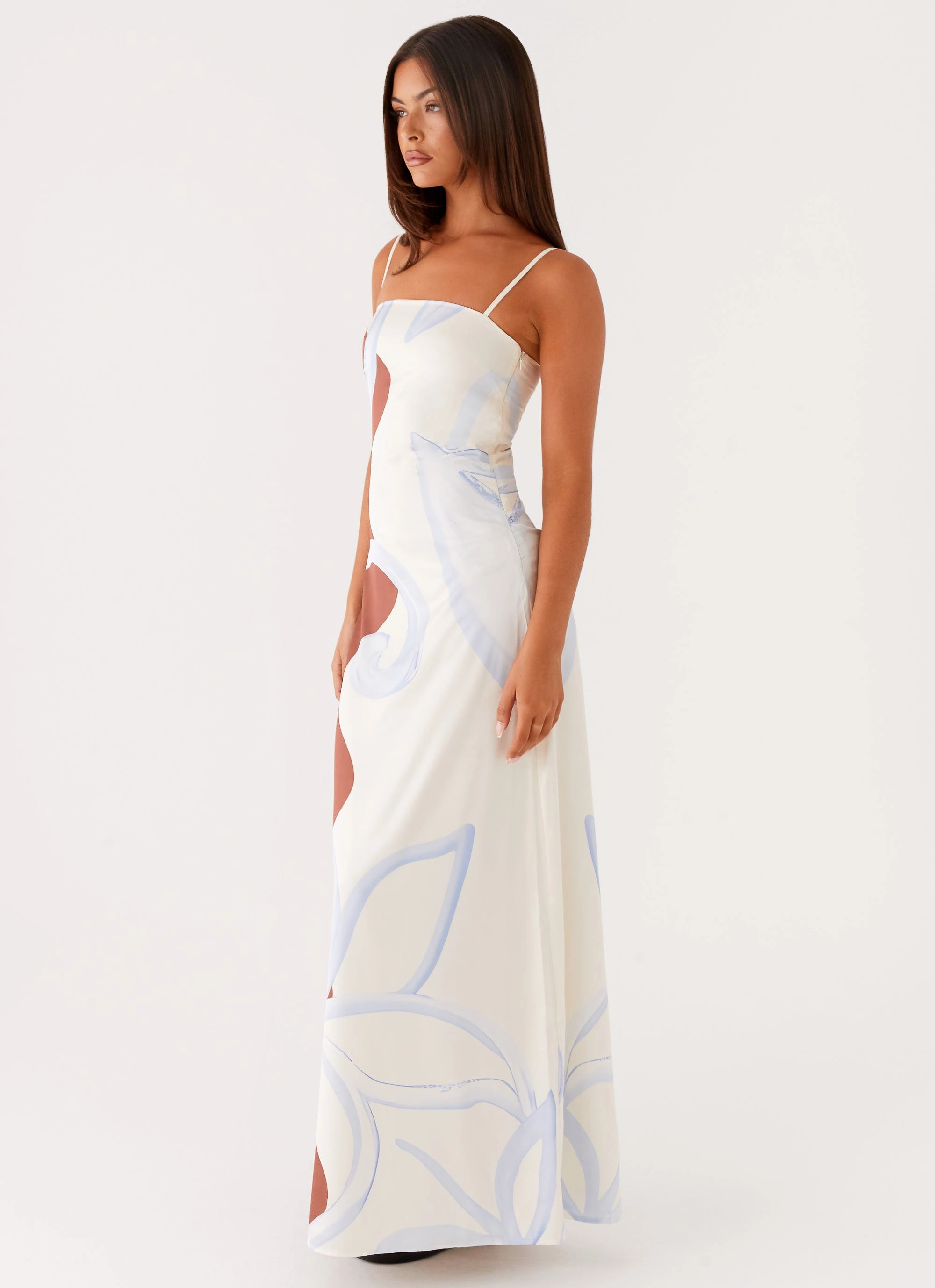 Go To Wear Aster Bloom Maxi Dress - Bloom Wave Print