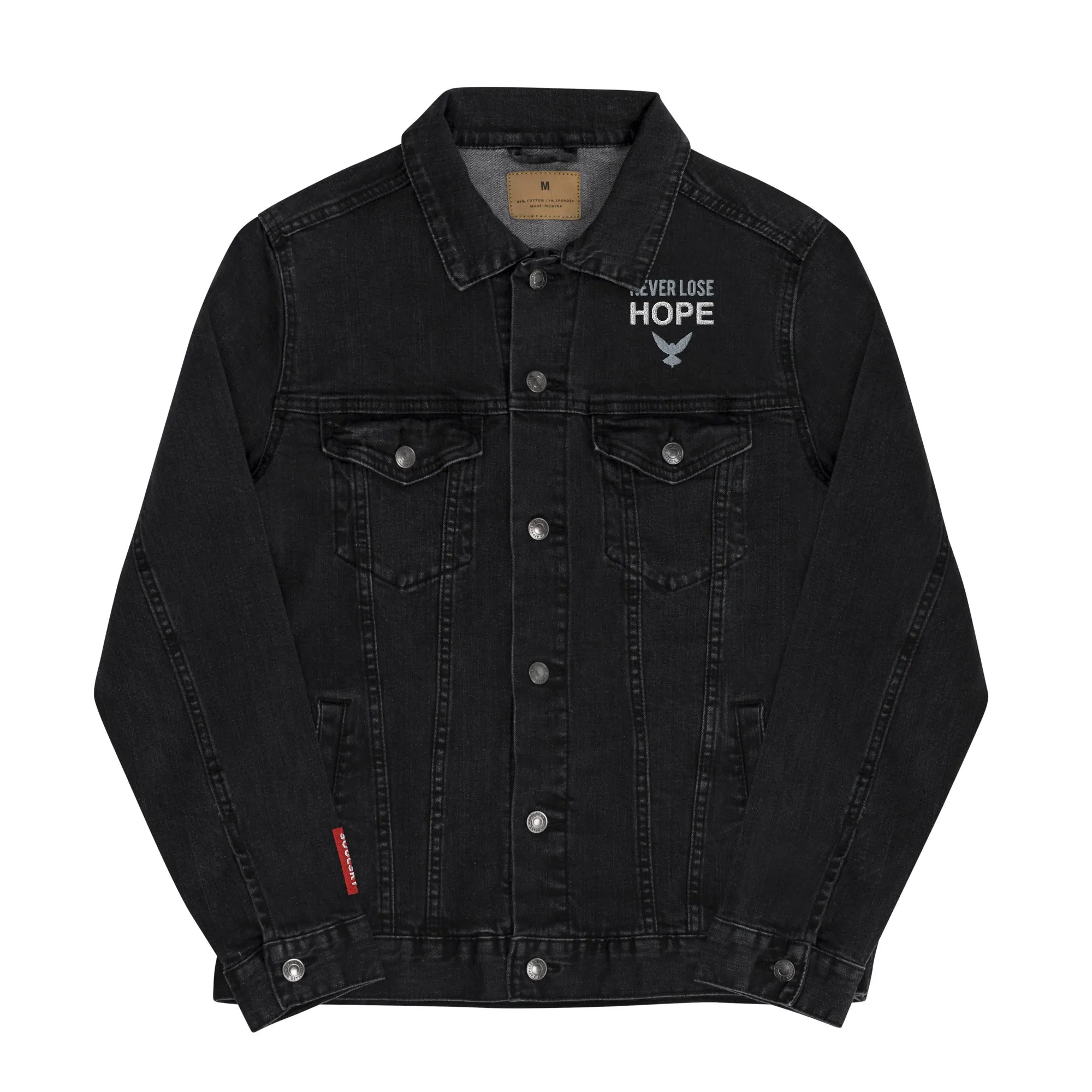 NEVER LOSE HOPE Unisex Denim Jacket