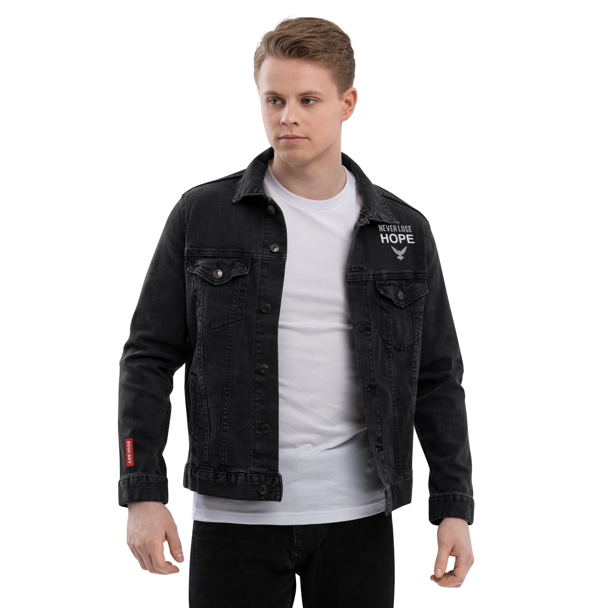 NEVER LOSE HOPE Unisex Denim Jacket