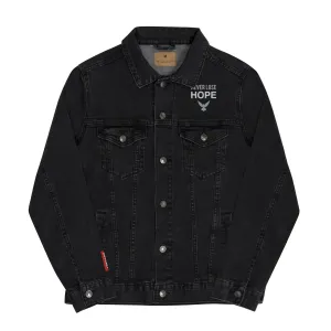 NEVER LOSE HOPE Unisex Denim Jacket