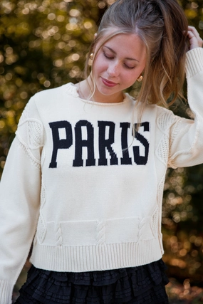 New Romance In The City Sweater-Paris WindproofBarrierTechnology Buttery Soft Feel