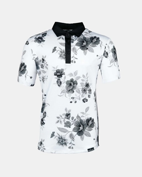 Night Bloom Classic Polo Wrinkle Resistant Textile