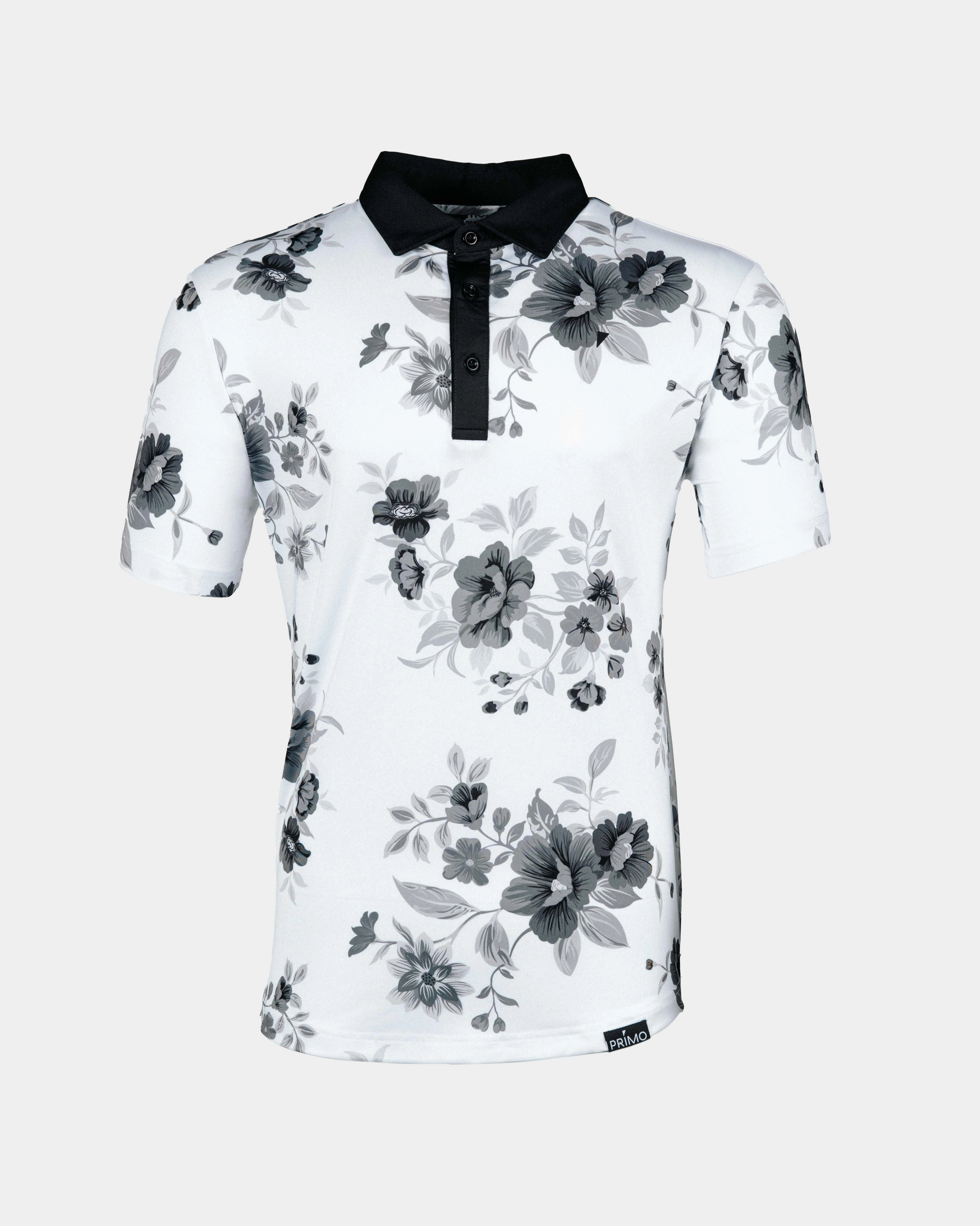 Night Bloom Classic Polo Wrinkle Resistant Textile