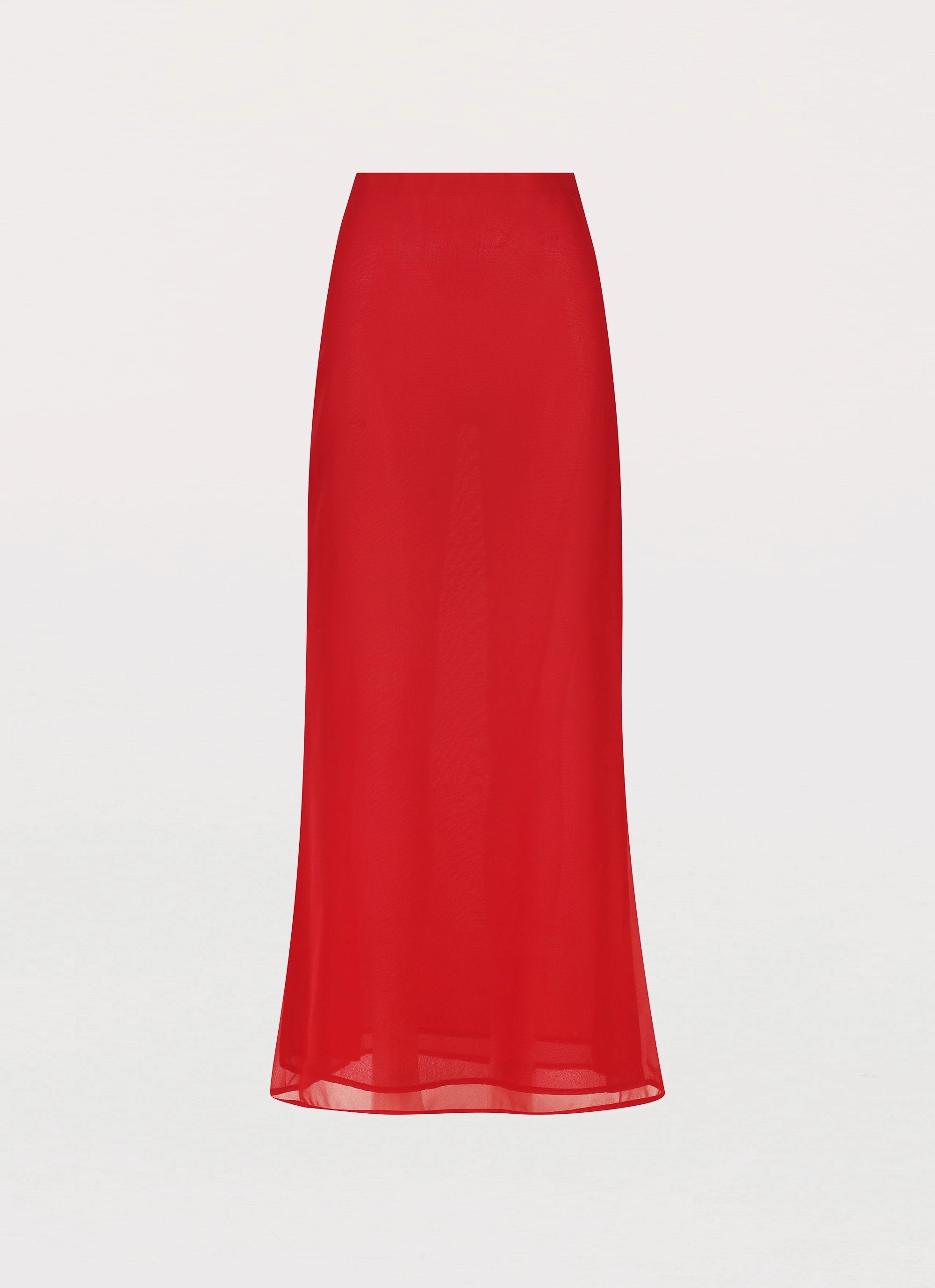 Nightfall Maxi Skirt - Rouge Red Temperature Regulating Fill
