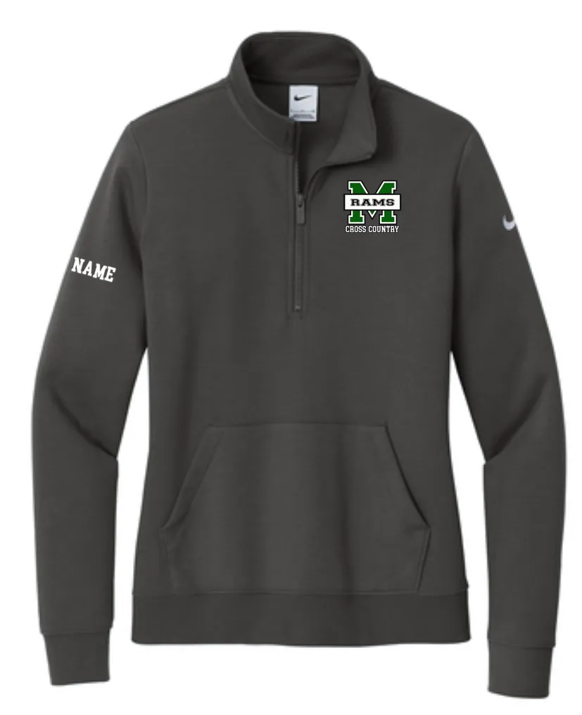 Nike Womens Fleece  1/2-Zip CAN-MARSHXC24-NKDX6720-Anthracite