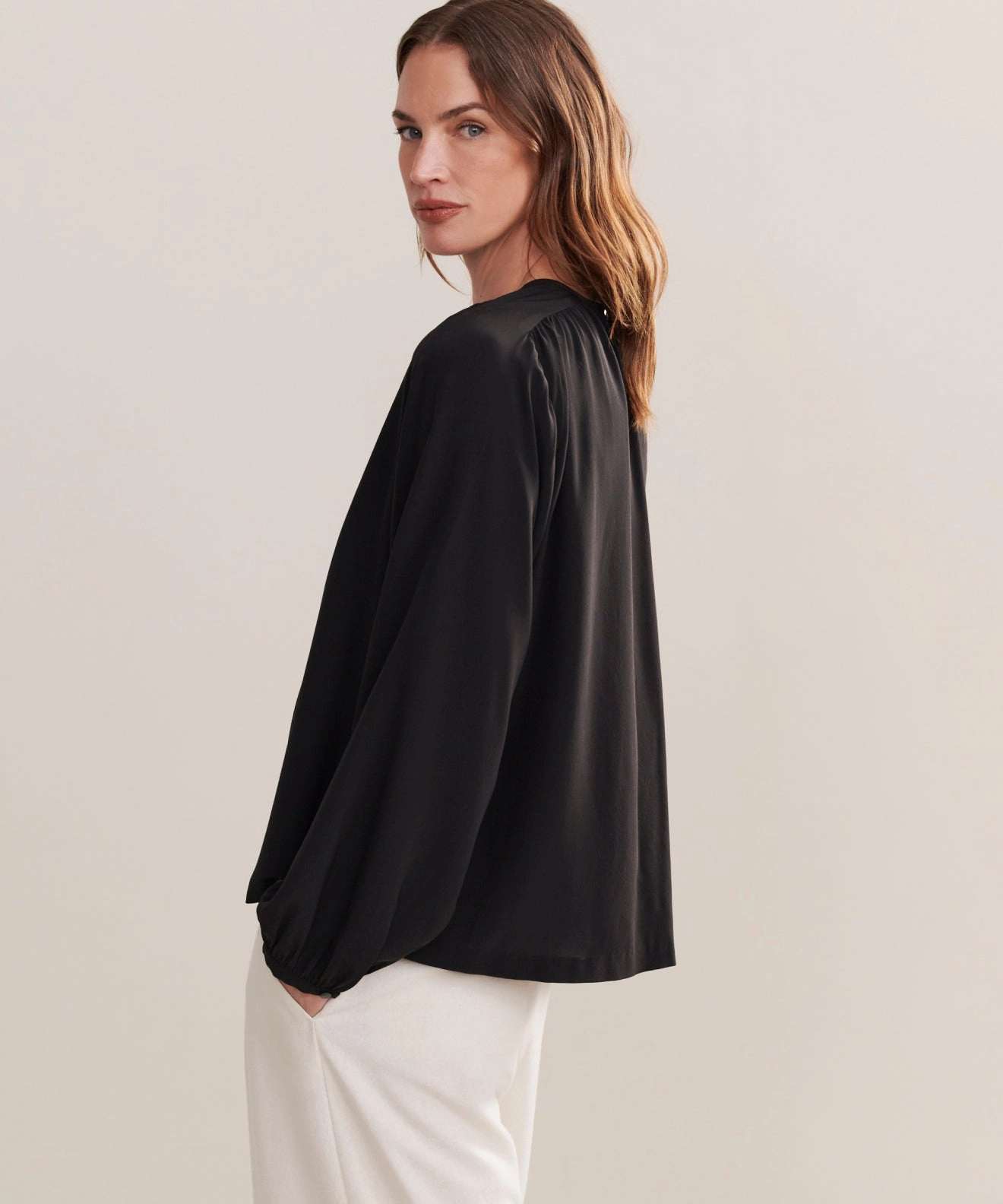 Silk Sydney Top Breathable Linen Blend