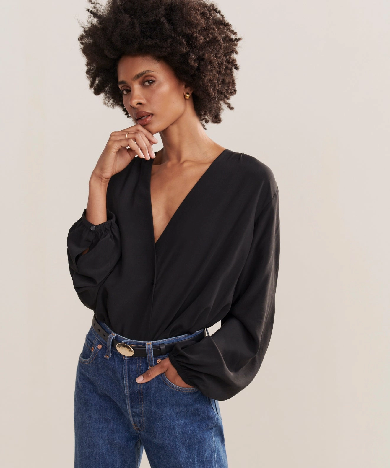 FourWay Stretch Silk Sydney Top