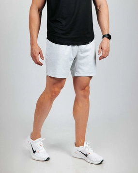 Men's Light Gray Active Shorts w/Liner Roomy Fit Practical Wear