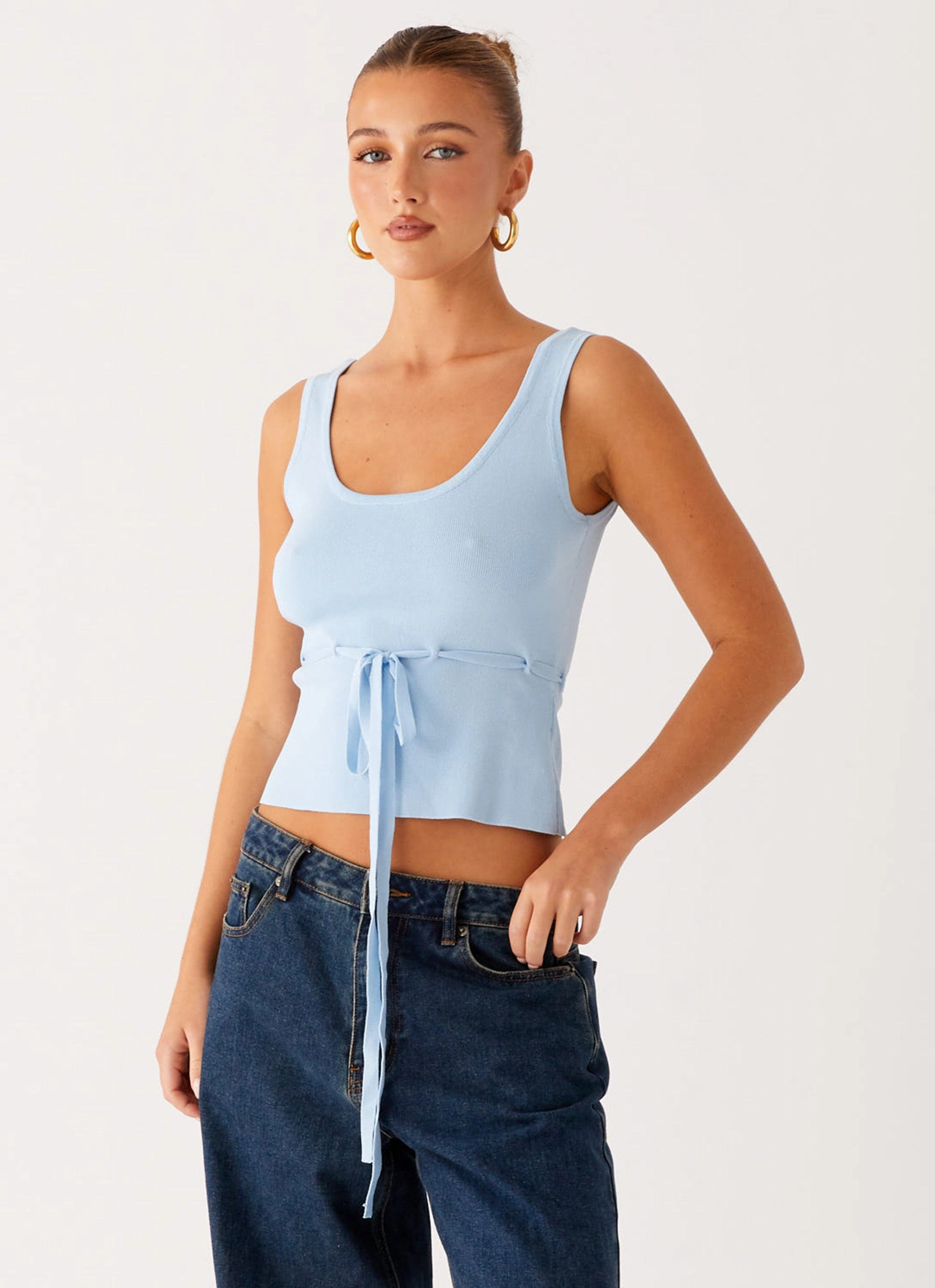 Macall Knit Tank - Blue Hypoallergenic Inner Layer
