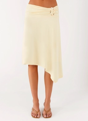 UVProtection Brisa Midi Skirt - Butter