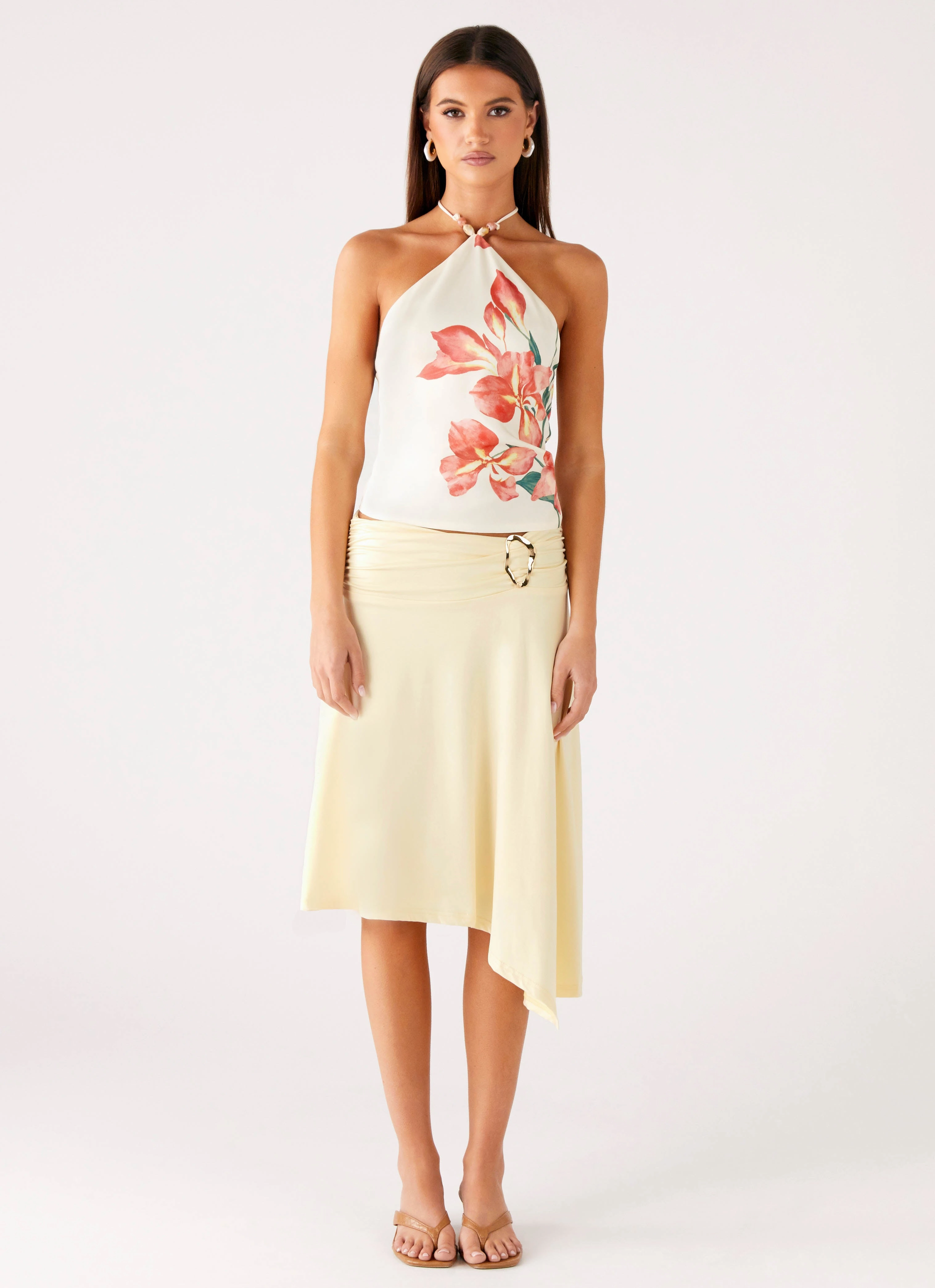 Brisa Midi Skirt - Butter Performance Gear Seam-Free