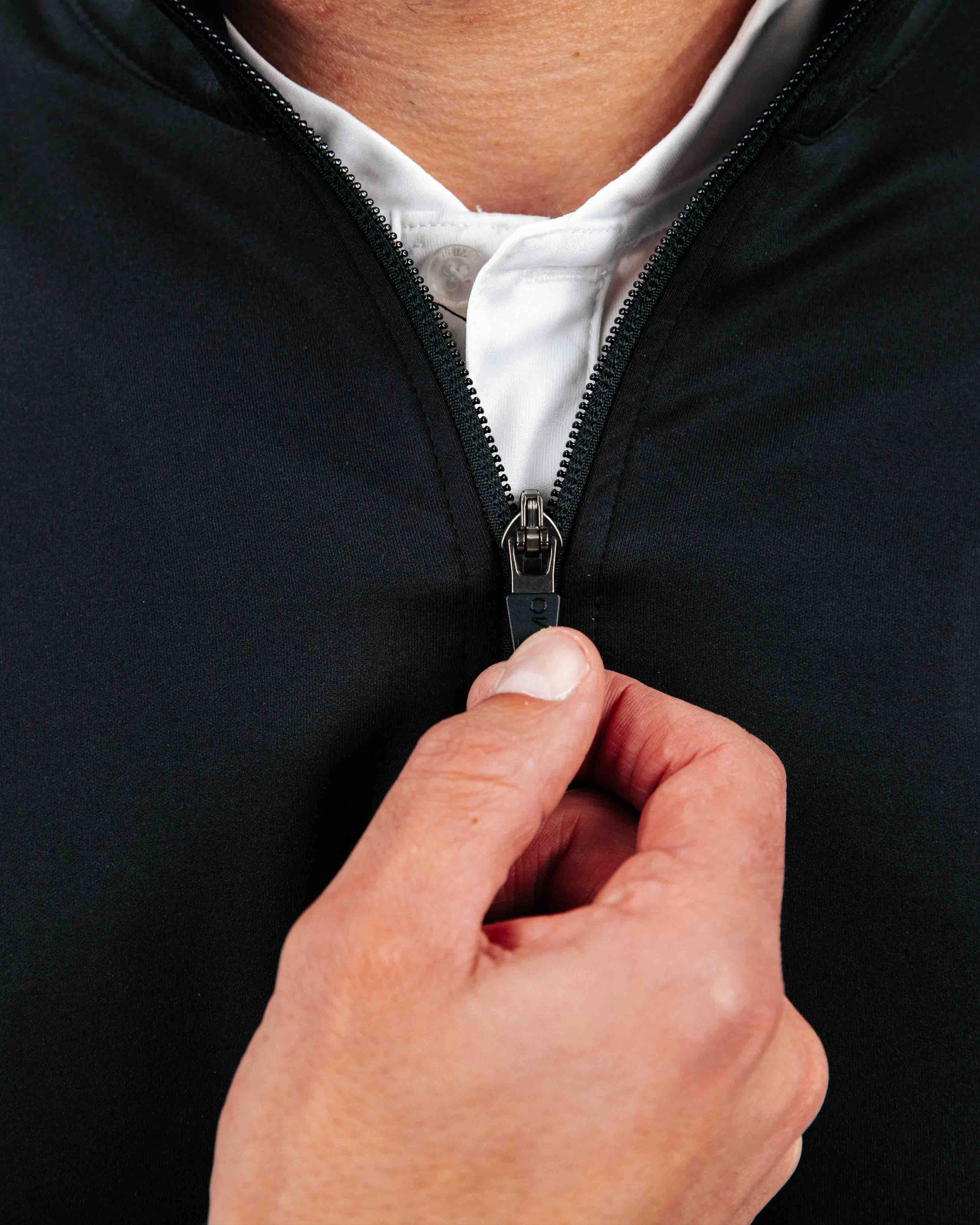 ErgonomicSleeves Black Classic Quarter Zip