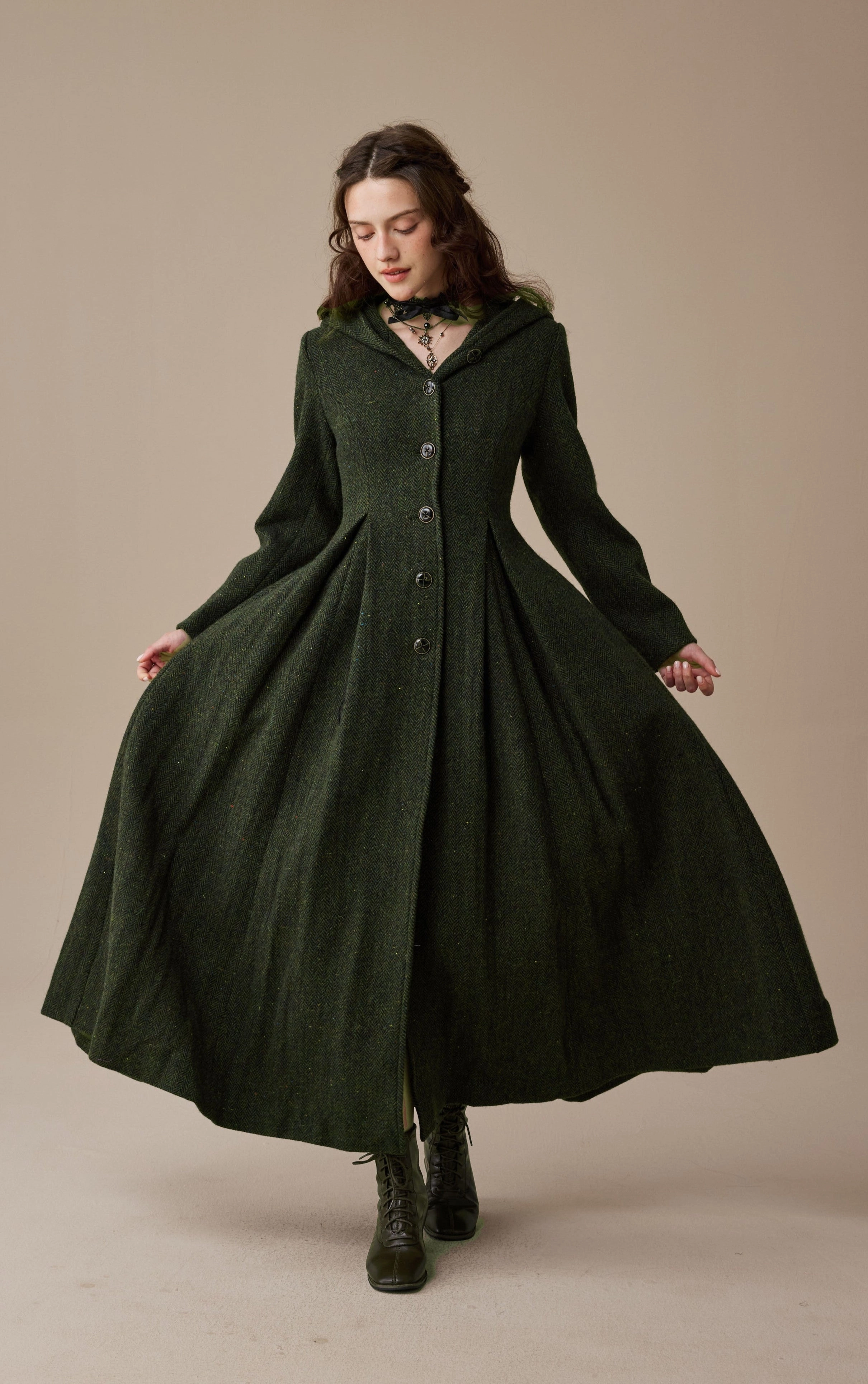 ReinforcedArmholes My Fair Lady 26 | Hooded Wool Coat