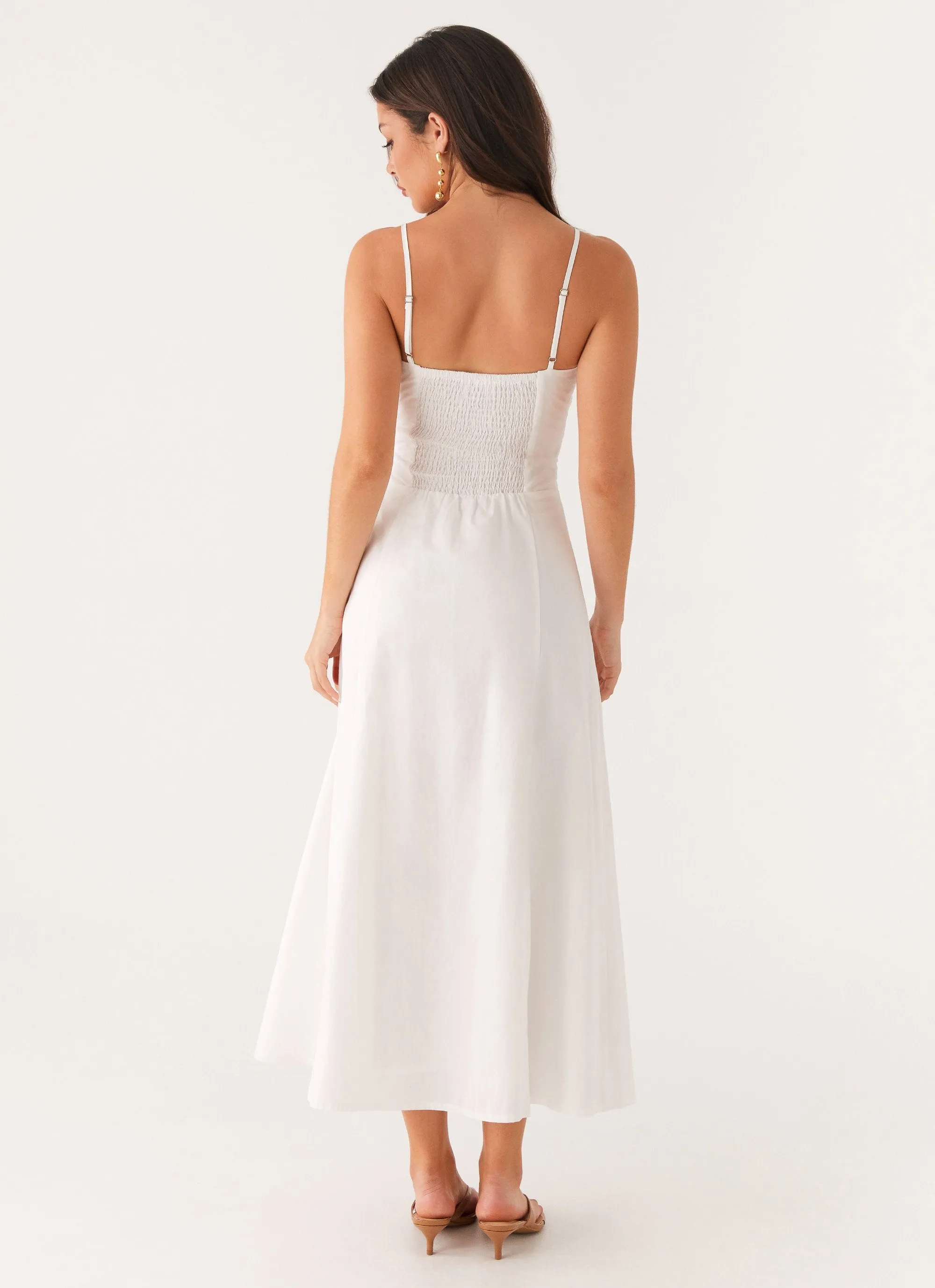 Noosa Midi Dress - White Day Magic