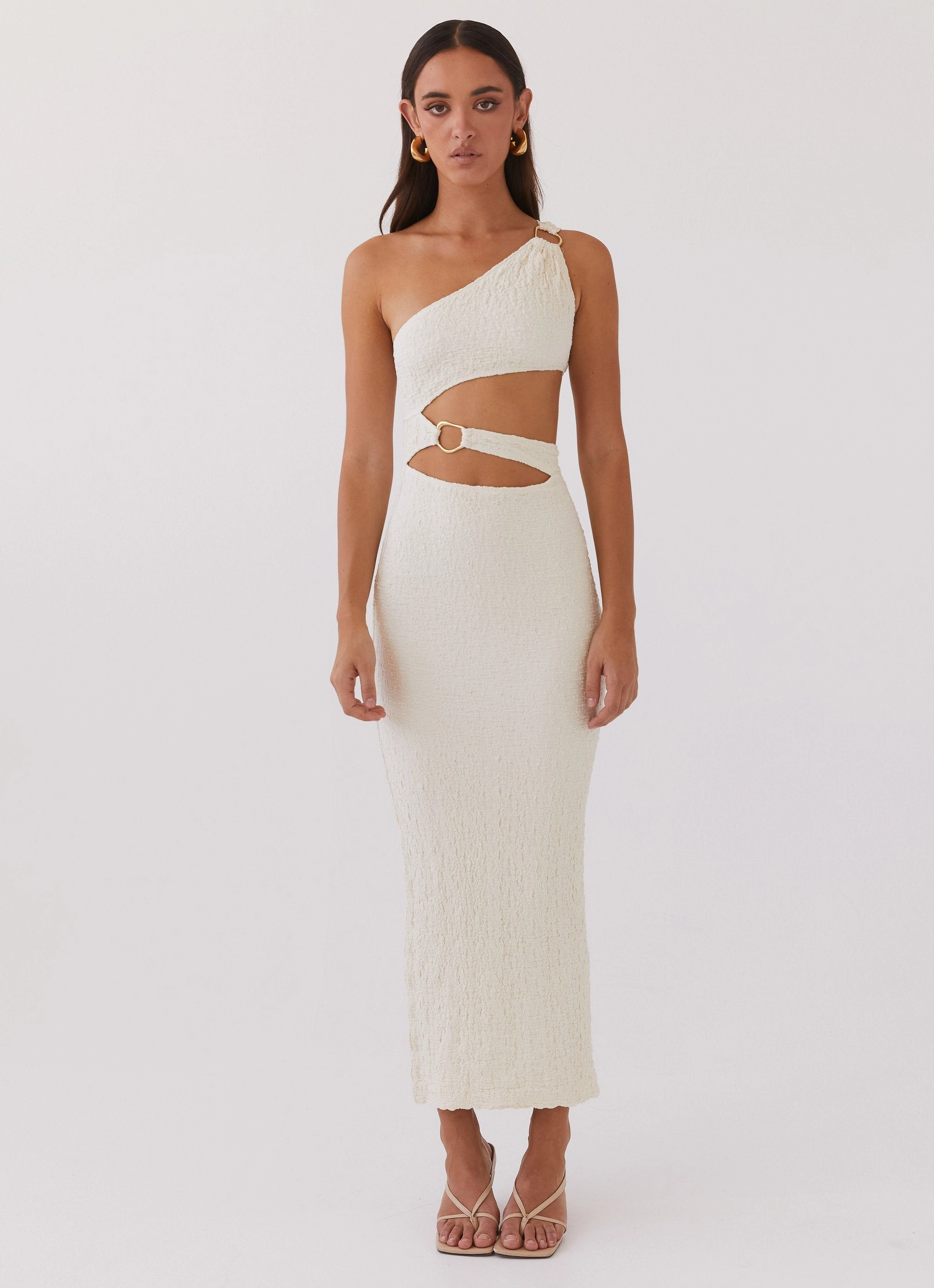 North Haven Maxi Dress - Ivory Wave Cool Touch All Moments