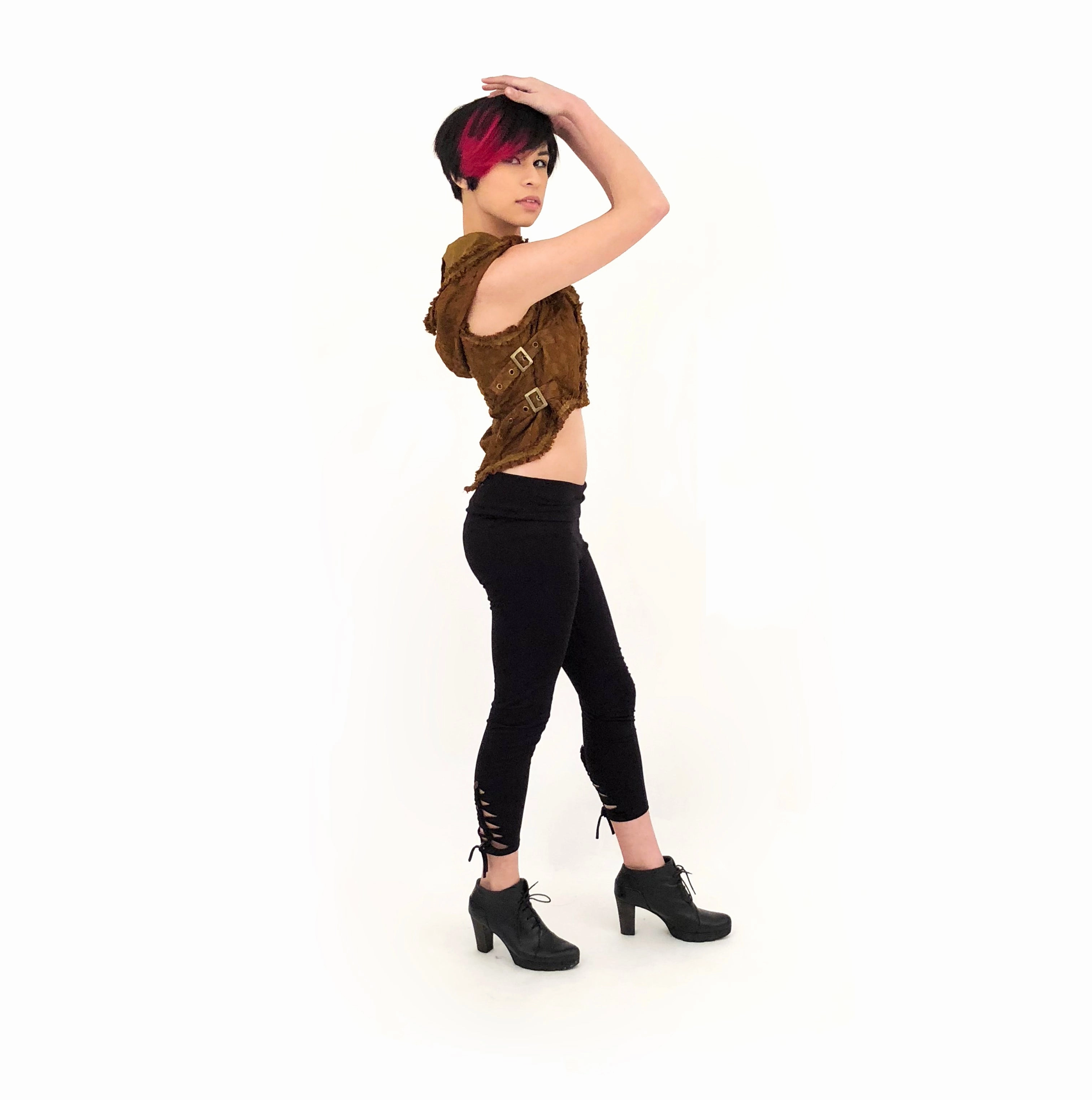 Airy Mesh Lining Minimalist Design Fantasy Vest