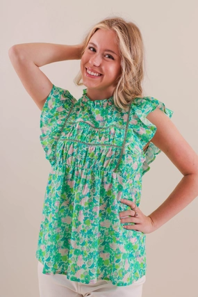 AntiStatic Coating WrinkleResistantFinish Remembering The Times Blouse