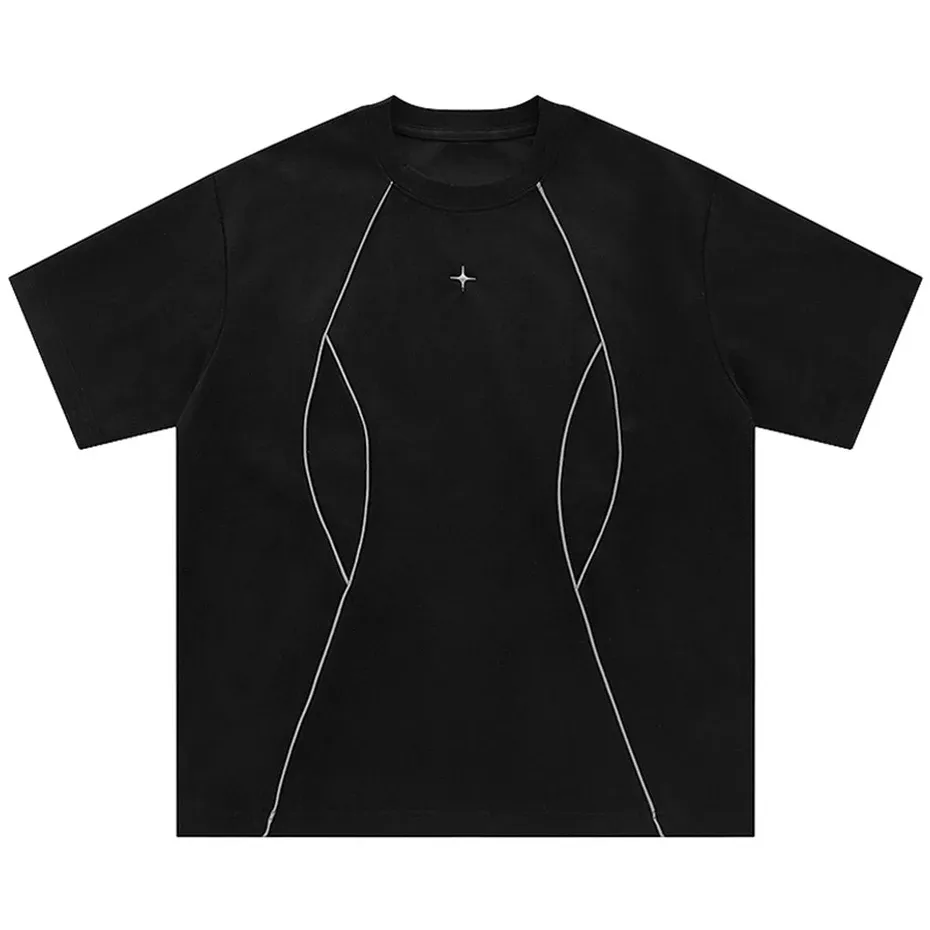 'Nova' Structured Suede-Finish T-Shirt