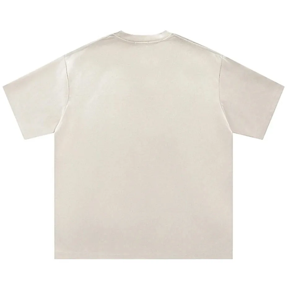 'Nova' Structured Suede-Finish T-Shirt