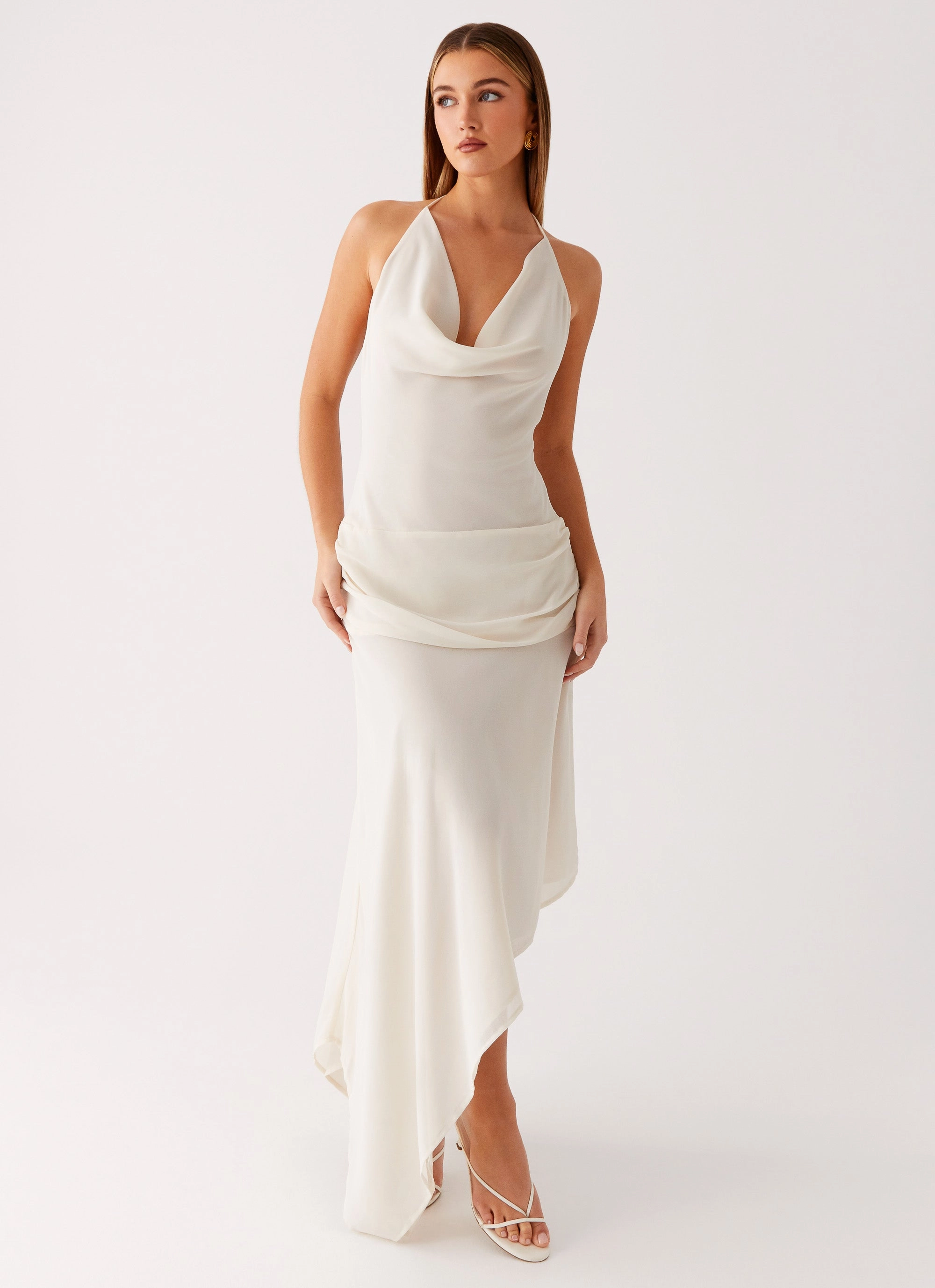 Chill Wear Nyra Midi Dress - Cream