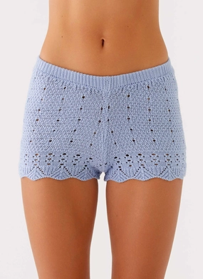 Professional Wear Oakley Low Rise Mini Shorts - Blue
