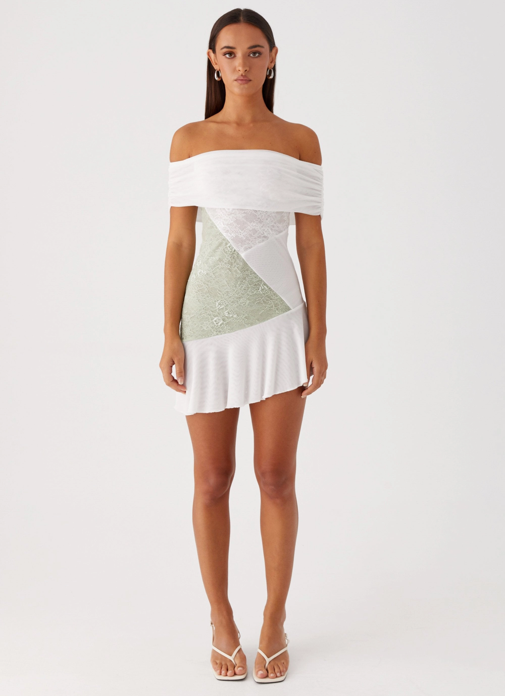 Ocean Road Mini Dress - Multi Sleek and Flattering Luxurious Texture
