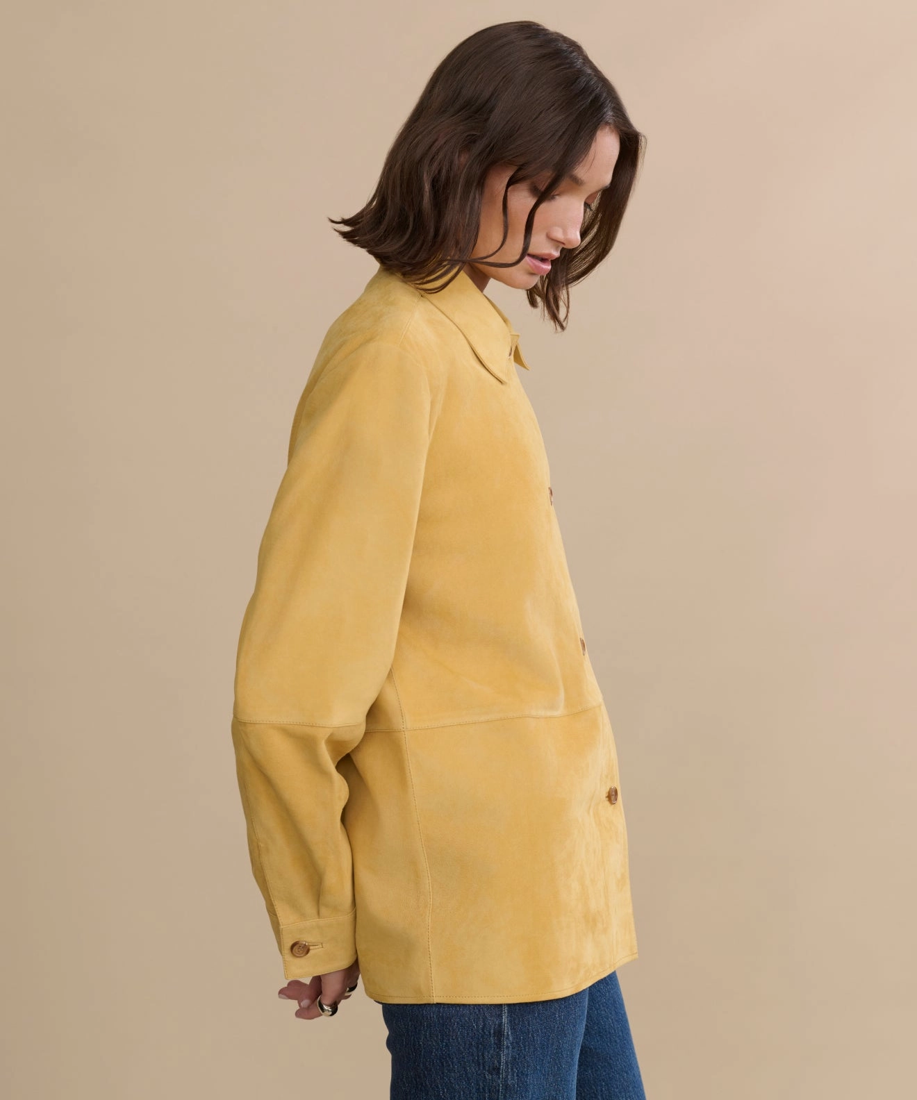 FlexFoldPackaging Suede Lennox Jacket