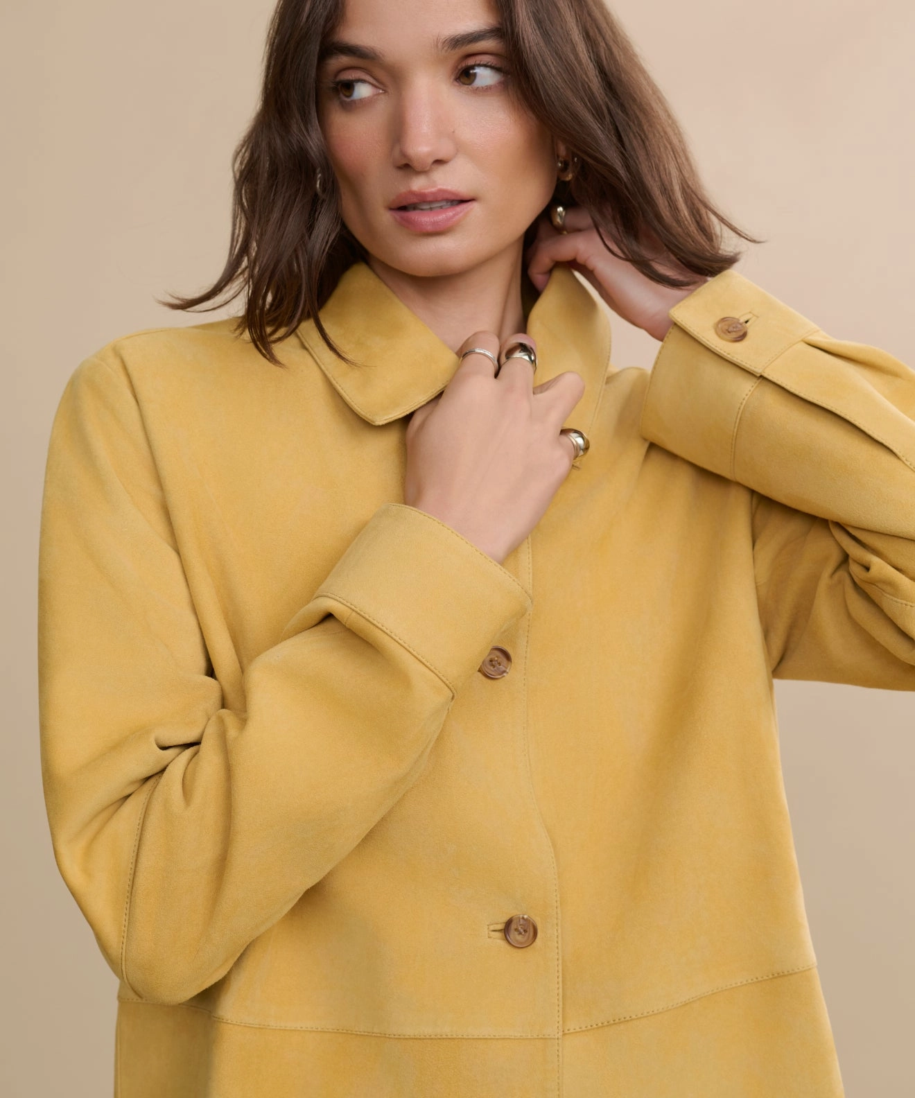 Suede Lennox Jacket Hard Cover