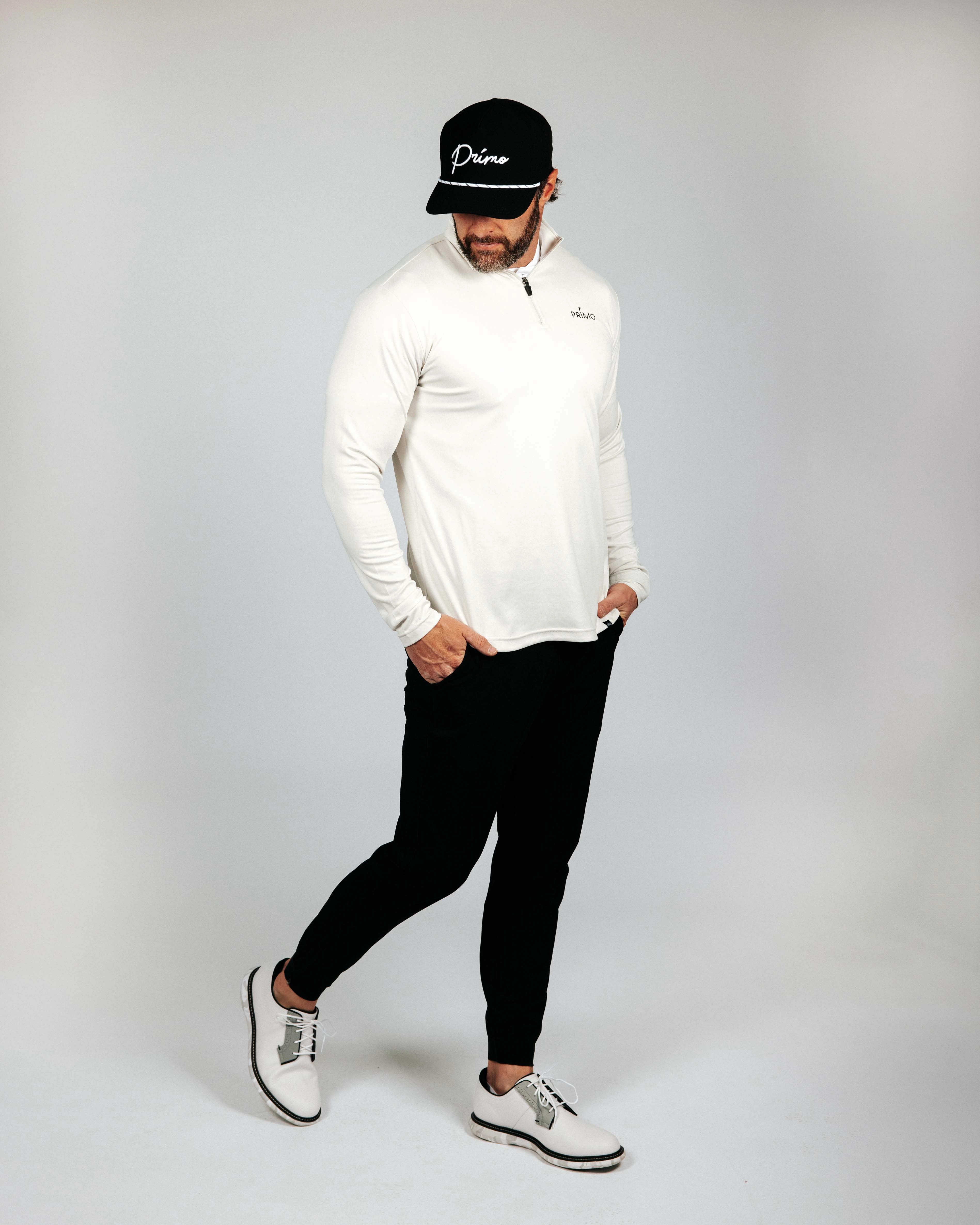 Bone Classic Quarter Zip Lightweight Blouse